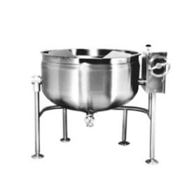 Market Forge FT-20LF 20 Gallon (76 litre) direct steam fully jacketed tri-leg tilting kettle 