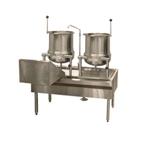 Market Forge FT-6 6 gallon (23 litres) direct steam table top drop-in kettle 