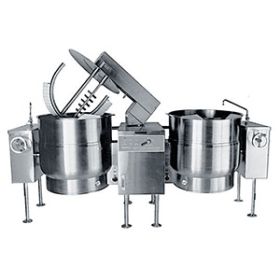 Market Forge FTM-2-100LE [2] 100 gallon (379 litres) electric mixer kettles on legs