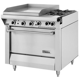Garland Master Series Heavy Duty Gas Range M47R-23 23 Inch Griddle and 2 Burner Top