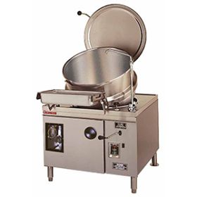 Market Forge MT40-EO 40 gallon (152 litres) electric tilting kettle on a modular base