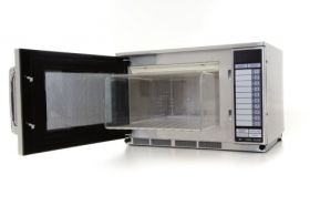 Sharp R-22AT 1500w Medium/Heavy Duty Touch Control Commercial Microwave complete with Microsave Cavity Liner
