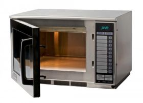 Sharp R24AT 1900w Heavy Duty Programmable Touch Control Commercial Microwave Oven