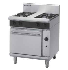 Blue Seal G505D 4 Burner Gas Range With 1-1 Gastronorm Static Oven 