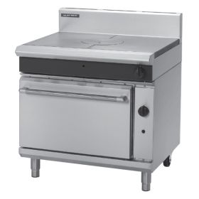 Blue Seal G570 Solid Top Commercial Range With 2/1 GN Static Oven 