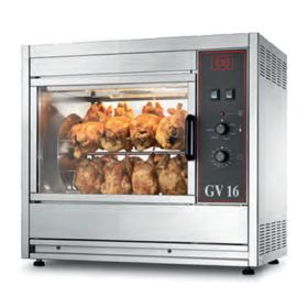 CB GV-16-20 MAN chicken rotisserie. Electric. 16-20 bird capacity