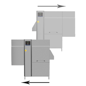 Electrolux Single rinse Rack Type dishwasher with Medium dryer, 100 racks/hour, Electric, 60Hz PNC CC0ECF