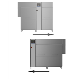 Electrolux green&clean dual rinse rack type dishwasher, 250 racks/hour, electric, 50Hz PNC CC0FVP