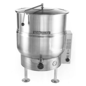 Crown EL-60 stationary kettle holds 60 gallons
