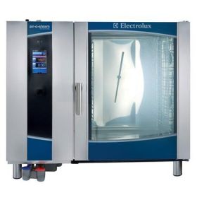 Electrolux 267303 air-o-steam Touchline combination oven electric 10 Grid 2/1 GN Tray Capacity. Model number: AOS102ETK1