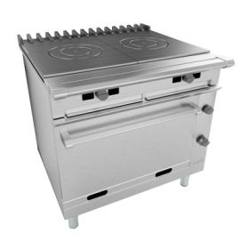 Falcon G1006FX Chieftain Gas Range. Twin Bullseye Top and Standard Oven
