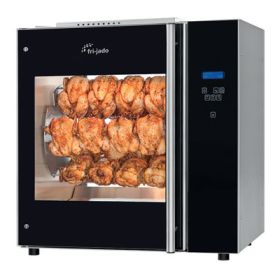 Fri-Jado TDR5 Programmable Chicken Rotisserie for 20 chickens. Electric Power. 