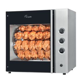 Fri-Jado TDR8 Manual Chicken Rotisserie for 40 chickens. Electric Power
