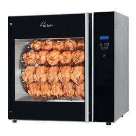 Fri-Jado TDR8 Programmable Chicken Rotisserie for 40 chickens. Electric Power. 