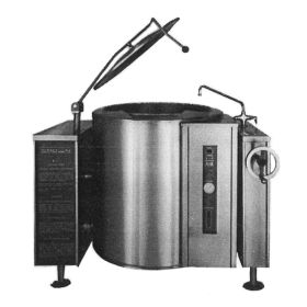 Crown GLT-40 tilting kettle holds 40 gallons