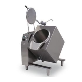 50 litre tilting Commercial Boiling Pan. Indirect gas heat. Icos BPB.IG 50 