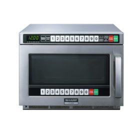 Sharp R-1900M 1900w Heavy Duty Programmable Dual Touch Control Commercial Microwave Oven