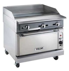Vulcan Hart VGMT36S griddle top range with standard oven