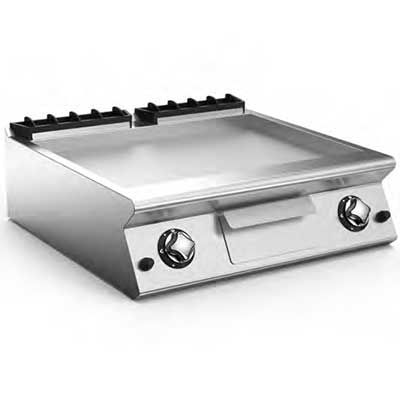 Mareno NFT78GTL Gas Fry-Top With Thermostatically-Controlled Smooth ...