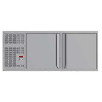 Electrolux 1725mm Refrigerated Wall Cupboard with Hinged Stainless Steel Doors PNC 121957