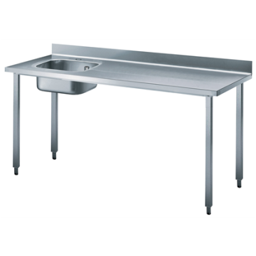 Electrolux 1800 mm Work Table with Upstand - Left Bowl PNC 132764