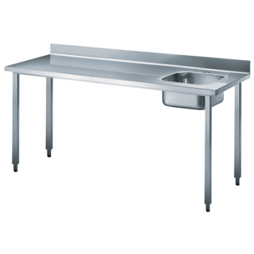 Electrolux 1800 mm Work Table with Upstand - Right Bowl PNC 132854