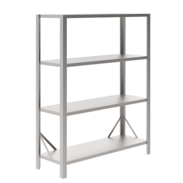 Electrolux 1570 mm Stainless Steel Shelving with 4 Solid Shelves PNC 132948