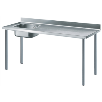 Electrolux 1800 mm Work Table with Upstand - Left Bowl PNC 133064