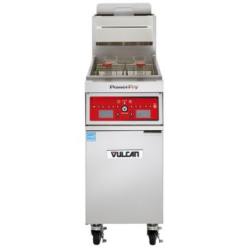 Vulcan Hart PowerFry5 1VK45C gas fryer with programmable controls