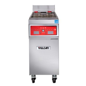 Vulcan Hart ER Series 1ER85CF electric fryer programmable control and KleenScreen PLUS&reg; filter