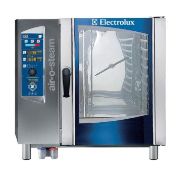 Electrolux 268303 Air-O-Steam combination oven. Electric. 10 2-1 GN Tray Capacity. Model number: AOS102EBK2