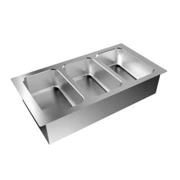 Electrolux Drop-in bain-marie, with three wells (3 GN container capacity) PNC 341006