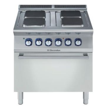 Electrolux 371129 Cooking Range 700XP 4 Hot Square Plates Electric Boiling Top Range on Electric Oven. Model number: E7ECEH4QEN