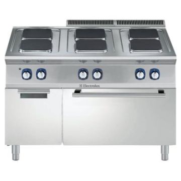 Electrolux 371152 electric commercial range 700XP 6-Hot Square Plates. Model number: E7ECML6Q25