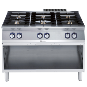 Electrolux 700XP 6-Burner Gas Boiling Top on Open Base 1200mm PNC 371179