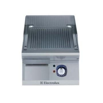 Electrolux 371185 700XP 400mm wide Electric Griddle with Mild Steel Cooking Surface. Model number: E7FTEDSRI0