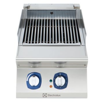 Electrolux 371266 700XP 400mm wide electric Chargrill. Model number: E7GREDGS0P