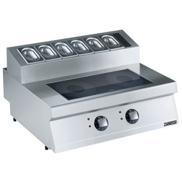 Zanussi 372023 Modular Cooking Range Line EVO700 2 Frontal Hot Plate Electric Induction Cooking Top Range 