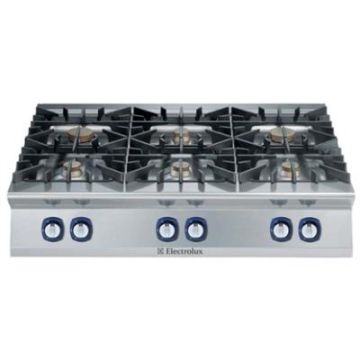 Electrolux 391011 900XP 6 Burner Gas Boiling Top. Model number: E9GCGL6C00