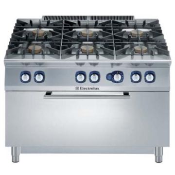 Electrolux 391016 900XP 6 Burner Gas Range 10 kW on Large Gas Oven. Model number: E9GCGL6CLM