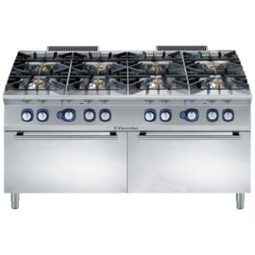 Electrolux 391017 900XP 8-Burner Gas Range on 2 Gas Ovens. Model number: E9GCGP8CG0