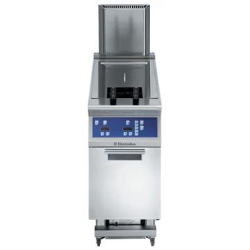 Electrolux 391082 900XP Single Tank/Well Gas Fryer 23 litre with Electronic control and Oil filtering. Model number: E9FRGD1JFO