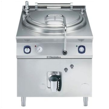 Electrolux 391102 900XP Gas  Boiling Pan 150 litre indirect heat. Model number: E9BSGHIRF0