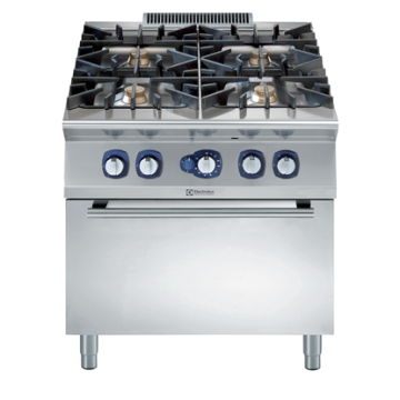 Electrolux 900XP 4-Burner Gas Range 6 kW on Gas Oven with 3mm worktop and electric ignition PNC 391244