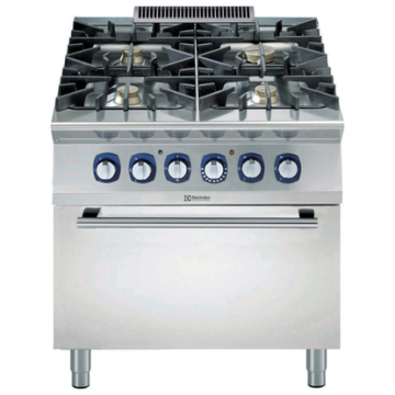 Electrolux 900XP 4-Burner Gas Range Electric Oven with 3mm worktop and electric ignition PNC 391250