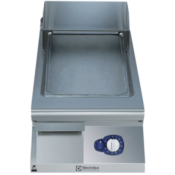 Electrolux 900XP 400mm Gas Fry Top, Smooth Brushed Chrome Plate PNC 391402