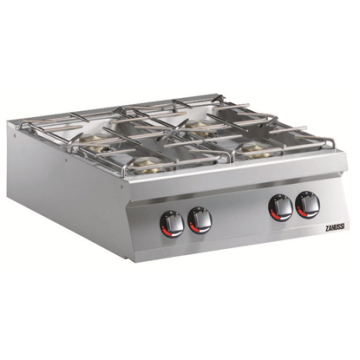 Zanussi 392003 Modular Cooking Range Line EVO900 4-Burner Gas Boiling Top, 10 kW 