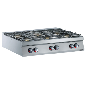 Zanussi 392011 Modular Cooking Range Line EVO900 6-Burner Gas Boiling Top 