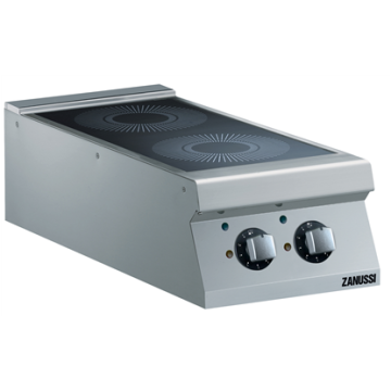 Zanussi 392168 Modular Cooking Range Line EVO900 2 Zone Electric Induction Cooking Top, 230V 