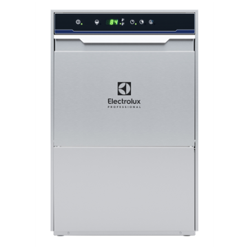 Electrolux Small Double Skin Glasswasher, electronic, cold rinse, rinse aid dispenser, 30 racks/hour PNC 402215